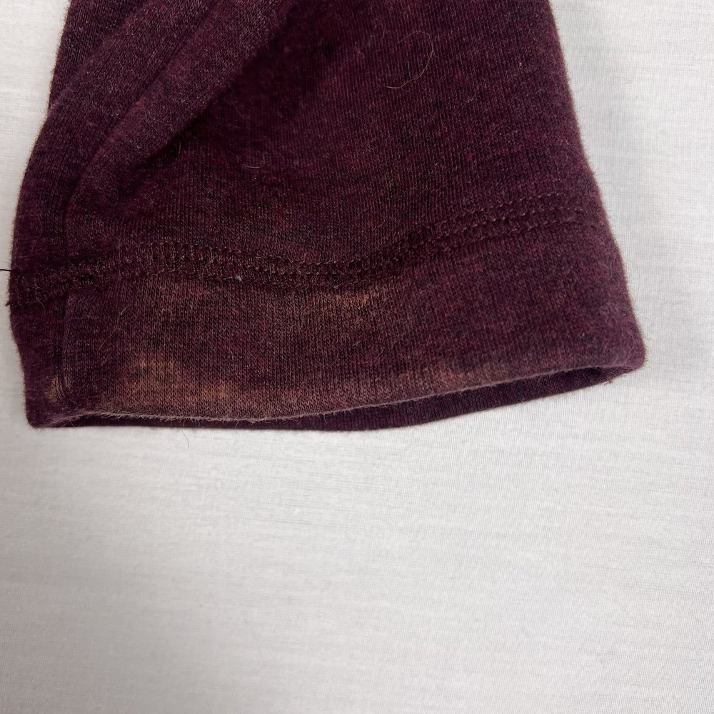 UGG Plush Fleece Belted Robe Bathrobe‎ Womens Medium Burgundy Lounge Cozy Shawl - Picture 14 of 16